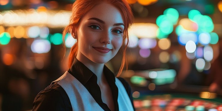 Interface aplikasi biru 777 menunjukkan permainan slot populer dan kasino langsung